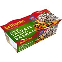 Los mejores  - Brillante Arroz Salvaje Con Arroz Basmati 125G X 2 - [Pack De 8] - Total 2 Kg